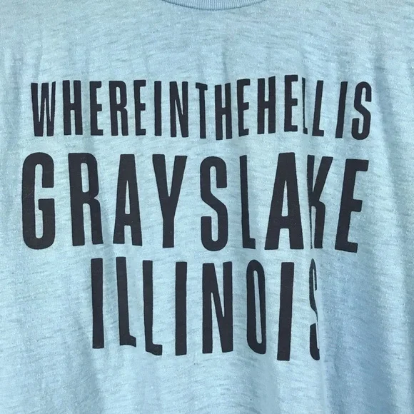 Vintage 1980s Illinois Grays Lake T-Shirt - Picture 3 of 6